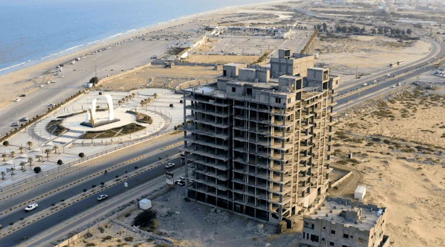 مشروع الأبراج الساحلية والهياكل الخرسانية