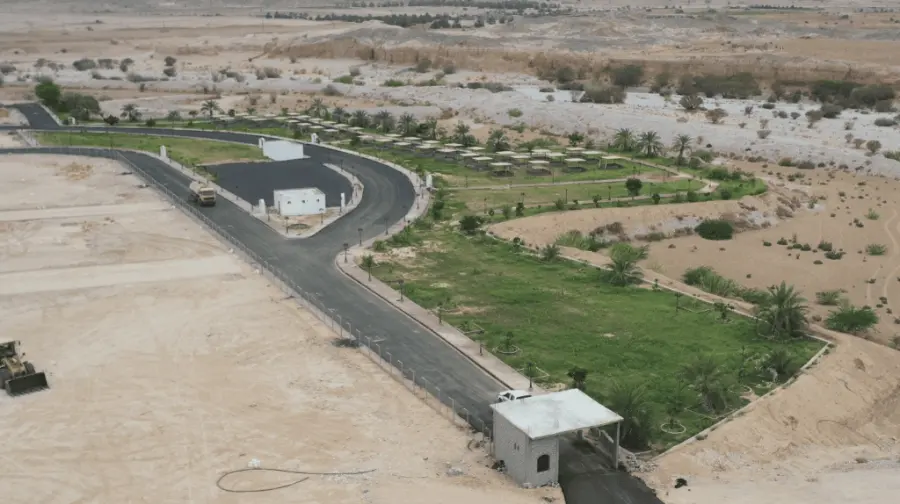 مشروع تطوير الحدائق والبنية التحتية وتنسيق المواقع