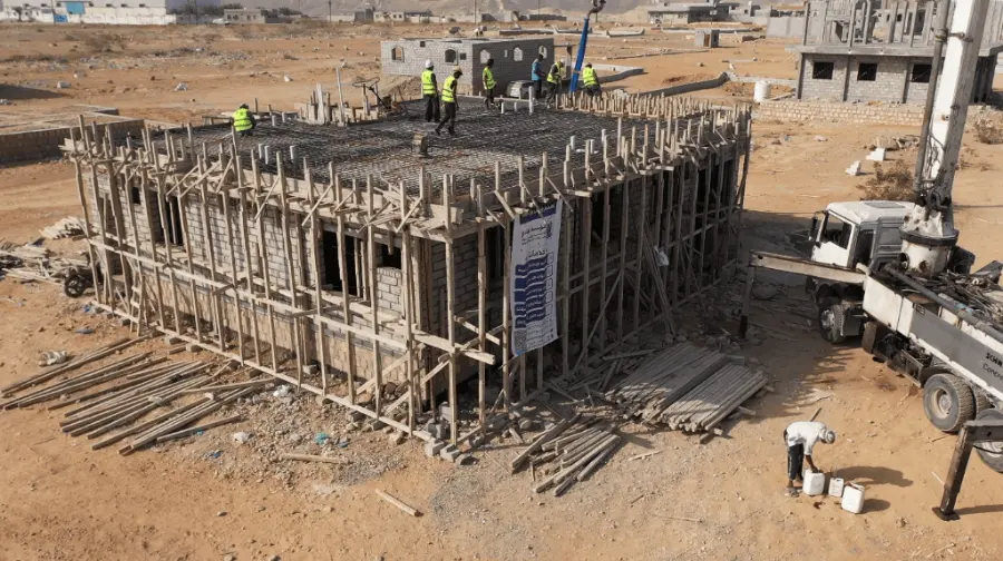 أعمال الإشراف والتشييد الميداني لمباني المؤسسة